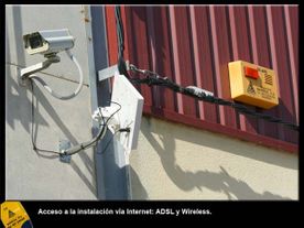 Seguridad Barrios acceso a la instalación vía internet