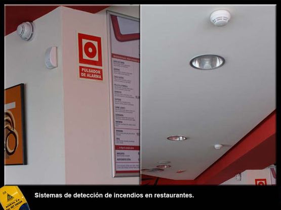 Seguridad Barrios sistema de detección de incendios en restaurantes