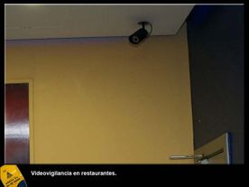 Seguridad Barrios videovigilancia en restaurante