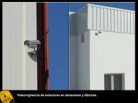 Seguridad Barrios videovigilancia en exteriores en almacenes y fábricas