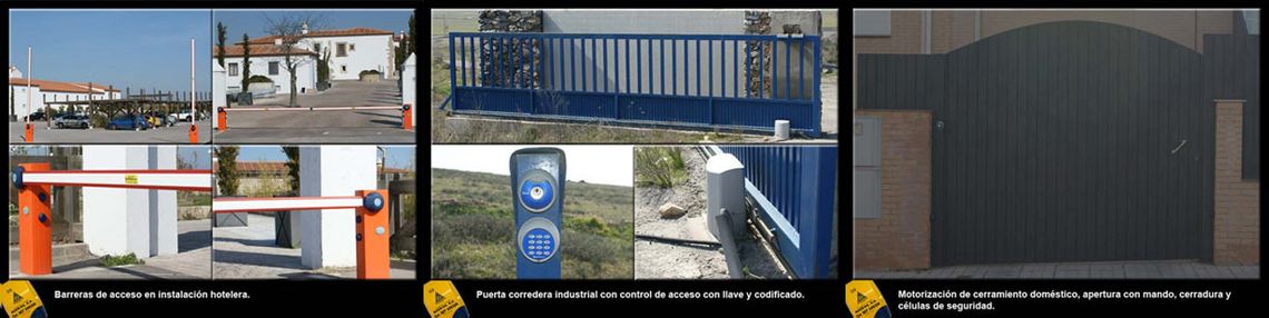 Seguridad Barrios barreras de acceso